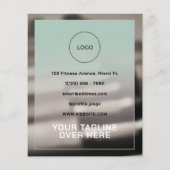 はっきりしたモダンスタイルインスパイアー チラシ (裏面)