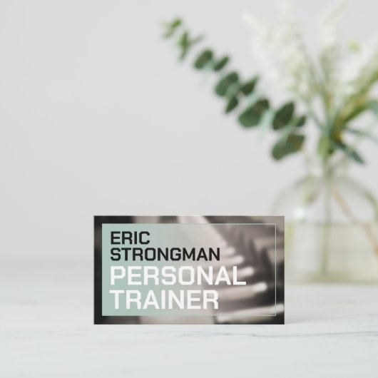 はっきりしたモダンスタイルインスパイアー 名刺 (スタンド正面)