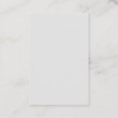 はっきりしたモダンパイロット 名刺 (裏面)