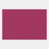 はっきりしたモダンピンク ラッピングペーパーシート (正面2)
