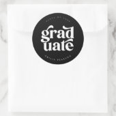 はっきりしたモダンブラック卒業 ラウンドシール (バッグ)