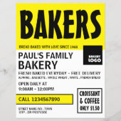 はっきりしたモダンベーカリー広告店 チラシ (正面)