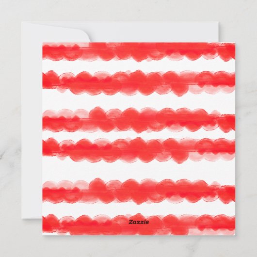 はっきりしたモダンレトロ赤枠フォトスクエクリスマス シーズンカード (裏面)