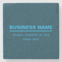 はっきりしたモダン名テンプレート | ブルー