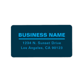 はっきりしたモダン名テンプレート | ブルー ラベル