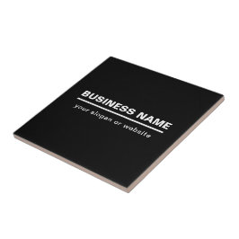 はっきりしたモダン名テンプレート | B&W タイル