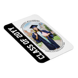 はっきりしたモダン大学院卒業 マグネット