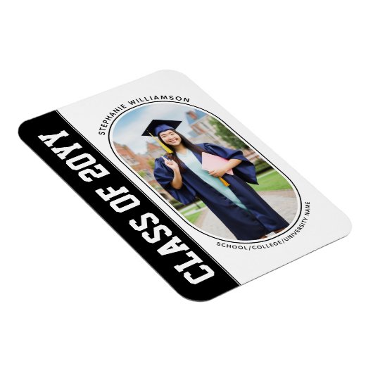 はっきりしたモダン大学院卒業 マグネット (右側)