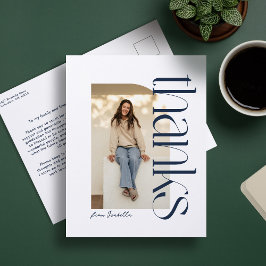 はっきりしたモダン海軍卒業感謝してい1名 ポストカード