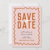 はっきりしたモダン結婚は セーブザデート (正面)