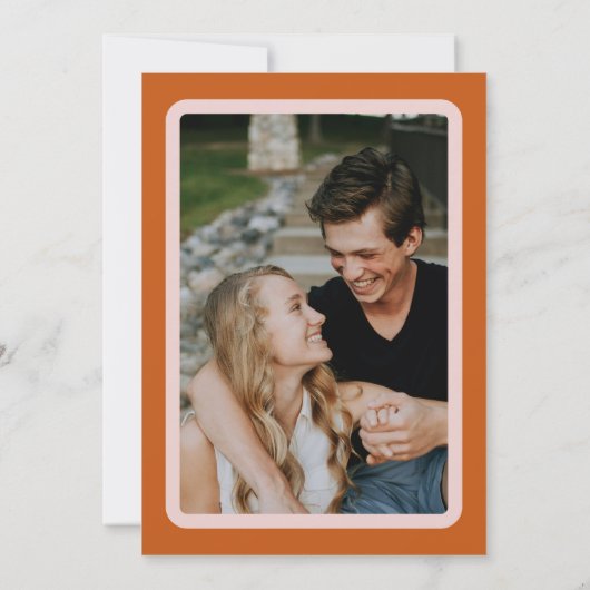 はっきりしたモダン結婚は セーブザデート (裏面)