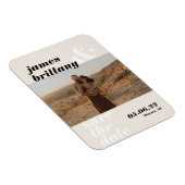 はっきりしたモダン結婚タイポグラフィと写真の救The マグネット (右側)