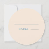 はっきりしたモダン結婚タイポグラフィの埃の多いブルークリーム (正面)