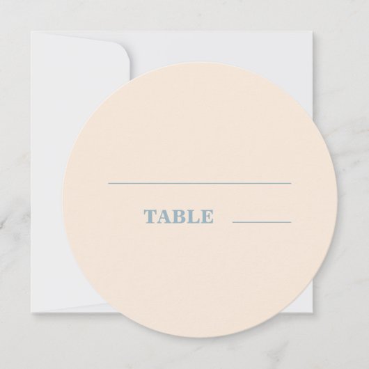 はっきりしたモダン結婚タイポグラフィの埃の多いブルークリーム (正面)