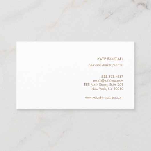 はっきりしたモダン絵を描(ばちゃばちゃ)跳ねる 名刺 (裏面)