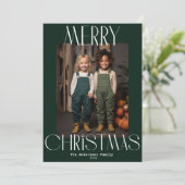 はっきりしたモダン聖降誕祭 シーズンカード (スタンド正面)