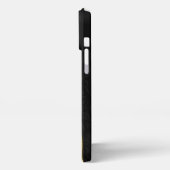 はっきりしたモダン金ゴールド iPhoneケース (左側面)