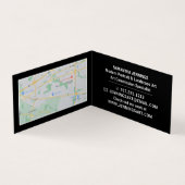 はっきりしたモダン，アーティスト展，詳細 名刺 (内部)