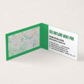 はっきりしたモダン, Pub/Brewery，詳細 名刺 (内部)