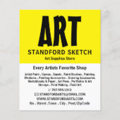 はっきりしたモダンArt Supplies Store チラシ (正面)