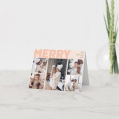 はっきりしたモダンCoral折メリーり5枚 シーズンカード (正面)