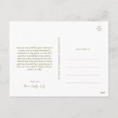 はっきりしたモダンMerry Christmas Year in Review 3 Photo シーズンポストカード (裏面)