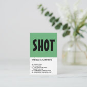 はっきりしたモダンSnooker Club、プール/スヌーカープレーヤー 名刺 (スタンド正面)