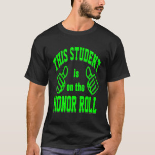 はっきりしたレタリングの転が名誉 Tシャツ