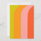 はっきりしたレトロシトラス結婚ズ 招待状 (裏面)