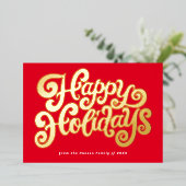 はっきりしたレトロスクリプト 箔シーズンカード (立ち正面)