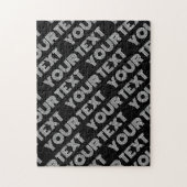 はっきりしたレトロ名モダンまたはワードパターン ジグソーパズル (縦)