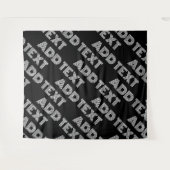 はっきりしたレトロ名モダンまたはワードパターン タペストリー (正面(横))