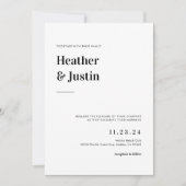 はっきりしたレトロ結婚の写真の日付の保存 セーブザデート (正面)