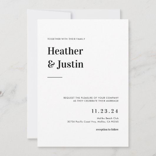 はっきりしたレトロ結婚の写真の日付の保存 セーブザデート (正面)