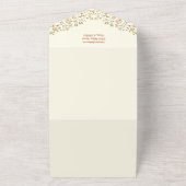 はっきりしたレトロ自然音 |すべて結婚を1回で オールインワン招待状 (外側)