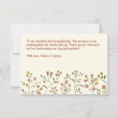 はっきりしたレトロ自然音 |サンキューカード 出欠カード (裏面)