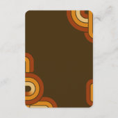 はっきりしたレトロ1970結婚年代 エンクロージャーカード (裏面)