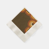 はっきりしたレトロ1970結婚年代 縁ありカクテルナプキン (角)