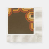 はっきりしたレトロ1970結婚年代 縁ありカクテルナプキン (正面)