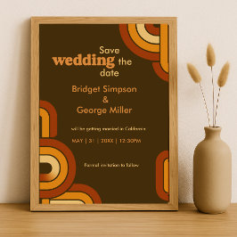 はっきりしたレトロ1970sは結婚安全な日付カード