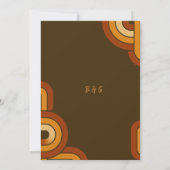 はっきりしたレトロ1970sは結婚安全な日付カード (裏面)