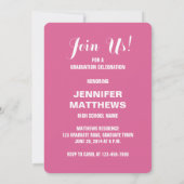 はっきりしたレトロ2|卒業パーティー招待状 招待状 (裏面)