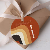 はっきりしたレトロGroovy 70sボホ結婚の愛&感謝してい フェイバータグ