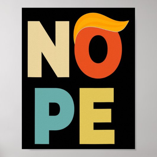 はっきりしたヴィンテージおもしろいスタイル ポスター (正面)