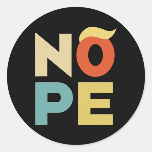 はっきりしたヴィンテージおもしろいスタイル ラウンドシール (正面)