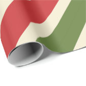 はっきりしたヴィンテージエレガントクリスマスキャンディーケーン ラッピングペーパー (ロールコーナー)