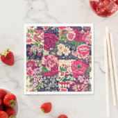 はっきりした中国のフローラ スタンダードランチョンナプキン (インサイチュ)