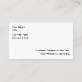 はっきりした企業のモダン名札デザイン 名刺 (裏面)