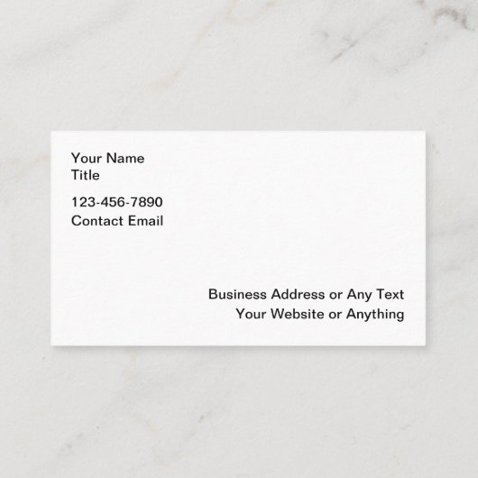 はっきりした企業のモダン名札デザイン 名刺 (裏面)