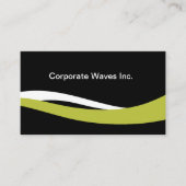 はっきりした企業のモダン名札デザイン 名刺 (正面)